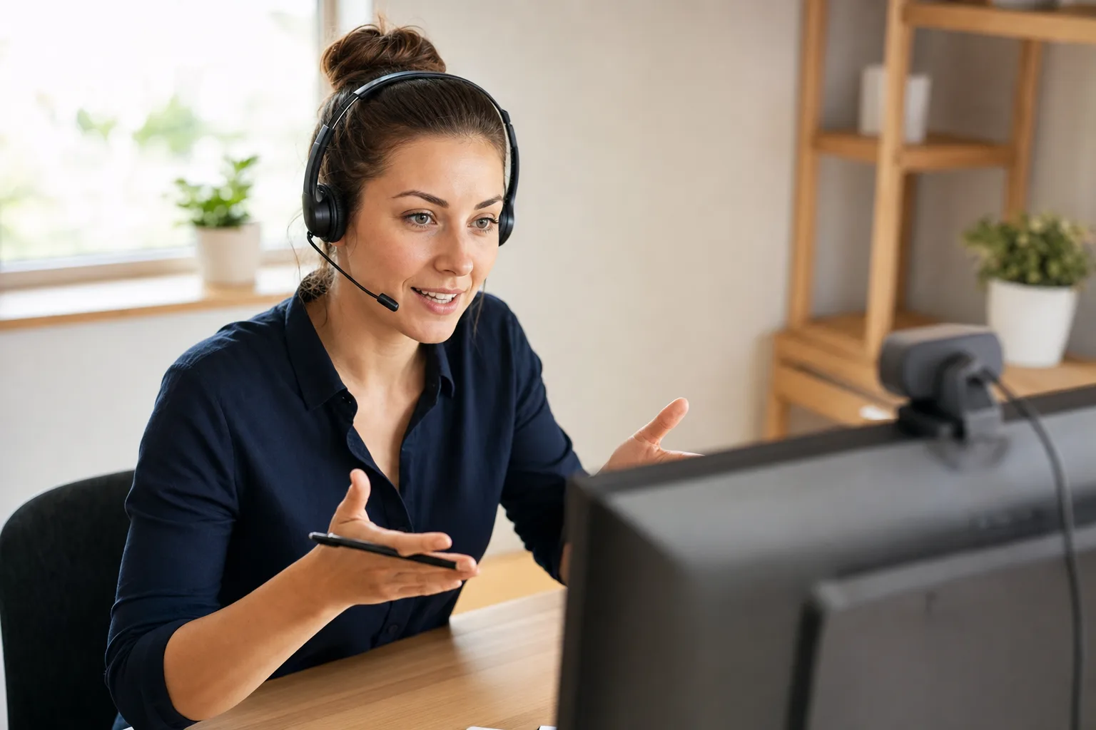Live-Online-Dozentin der Zentura Akademie unterrichtet §34a
